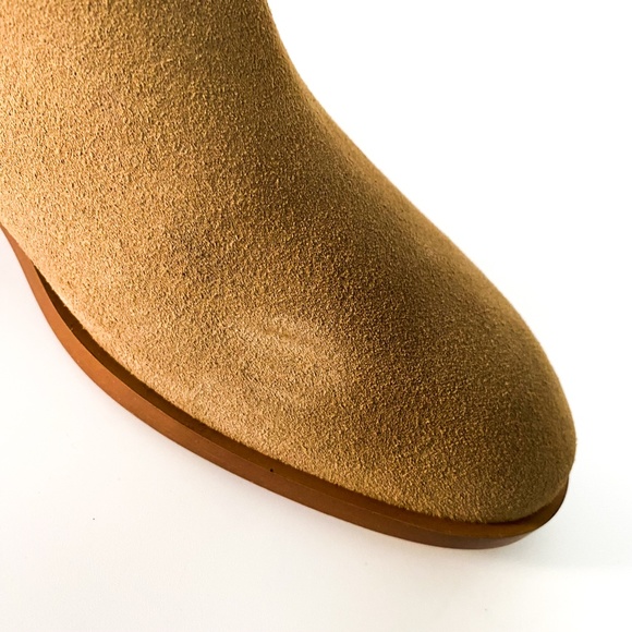 NEW Kate Spade Suede Leather Ankle Boots Booties Camel Carmel  Women's Size 10 - Picture 13 of 13